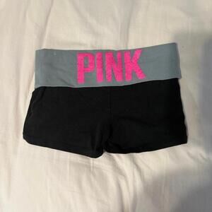 Y2K PINK Victoria Secret YOGA SHORTIE SHORTS